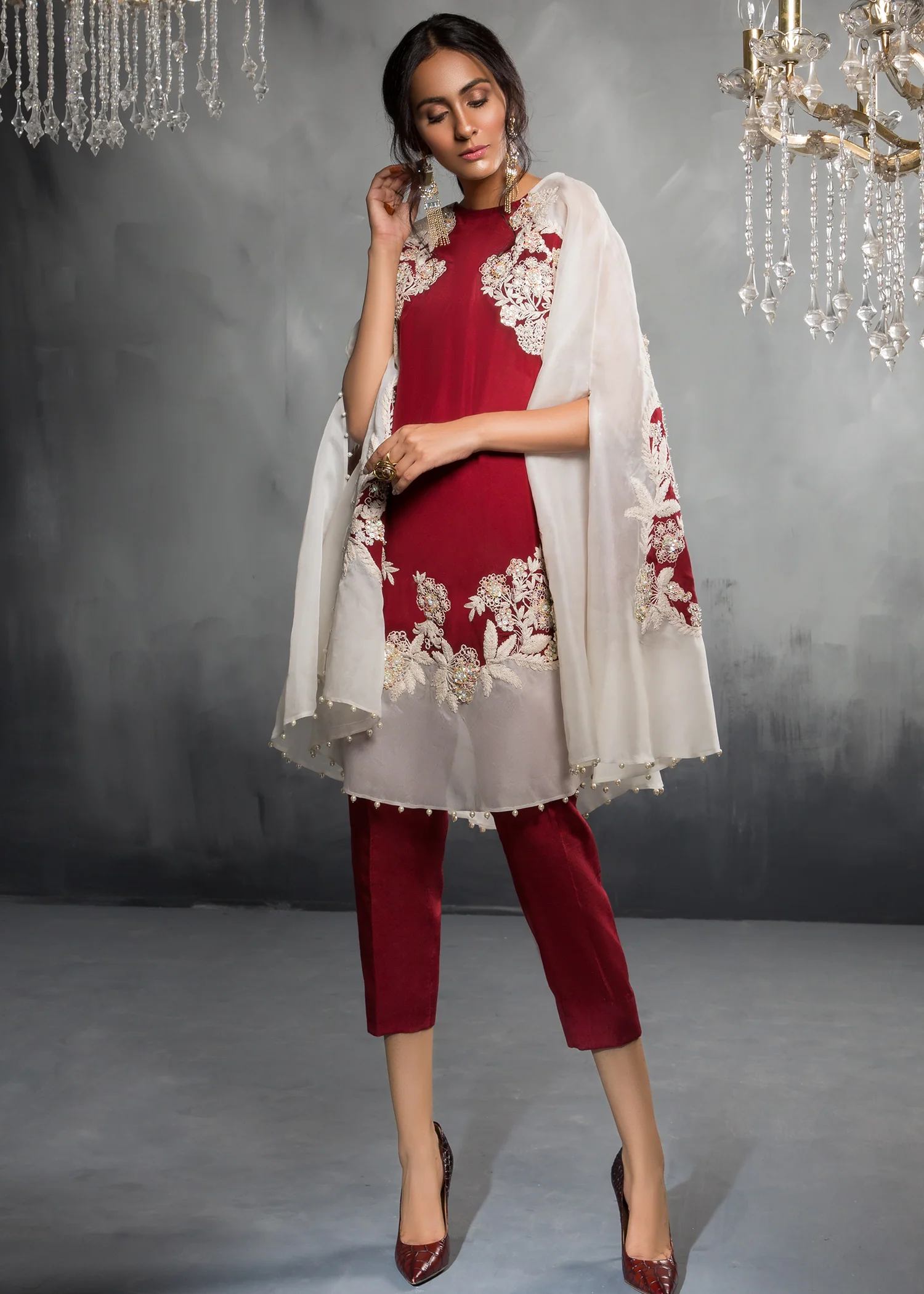 Maroon Cape - Image 3