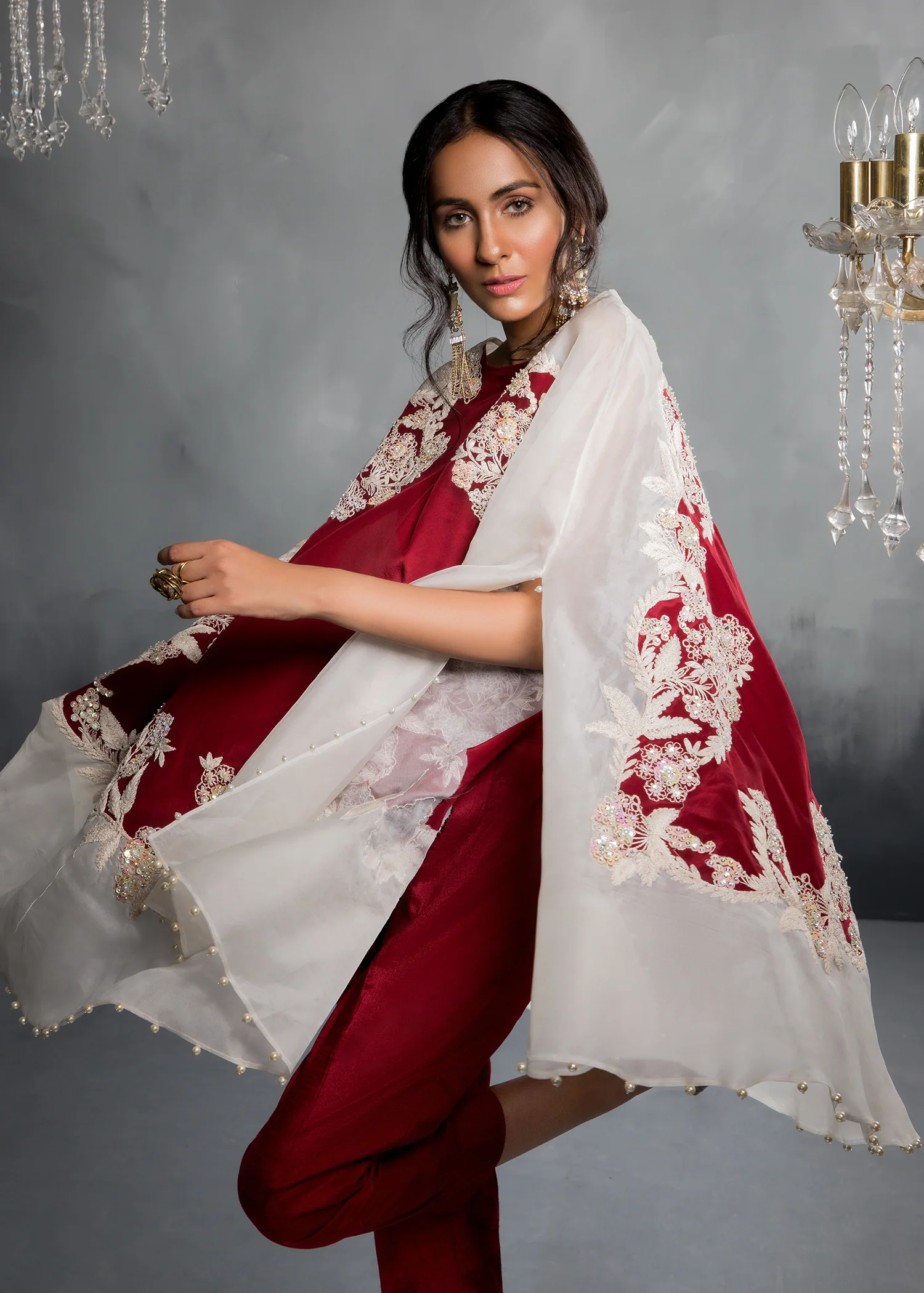Maroon Cape - Image 4